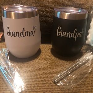 Grandma & Grandpa Wine Tumbler